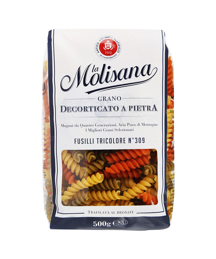 [601903] FUSILLI TRICOLORE 10 X 500G FQ - LA MOLISANA