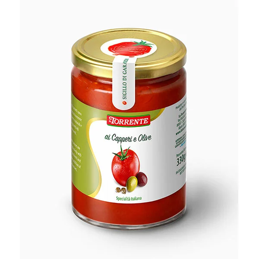 [130232] SUGHI PRONTI CAPPERI E OLIVE (6 x 330GR) - TORRENTE
